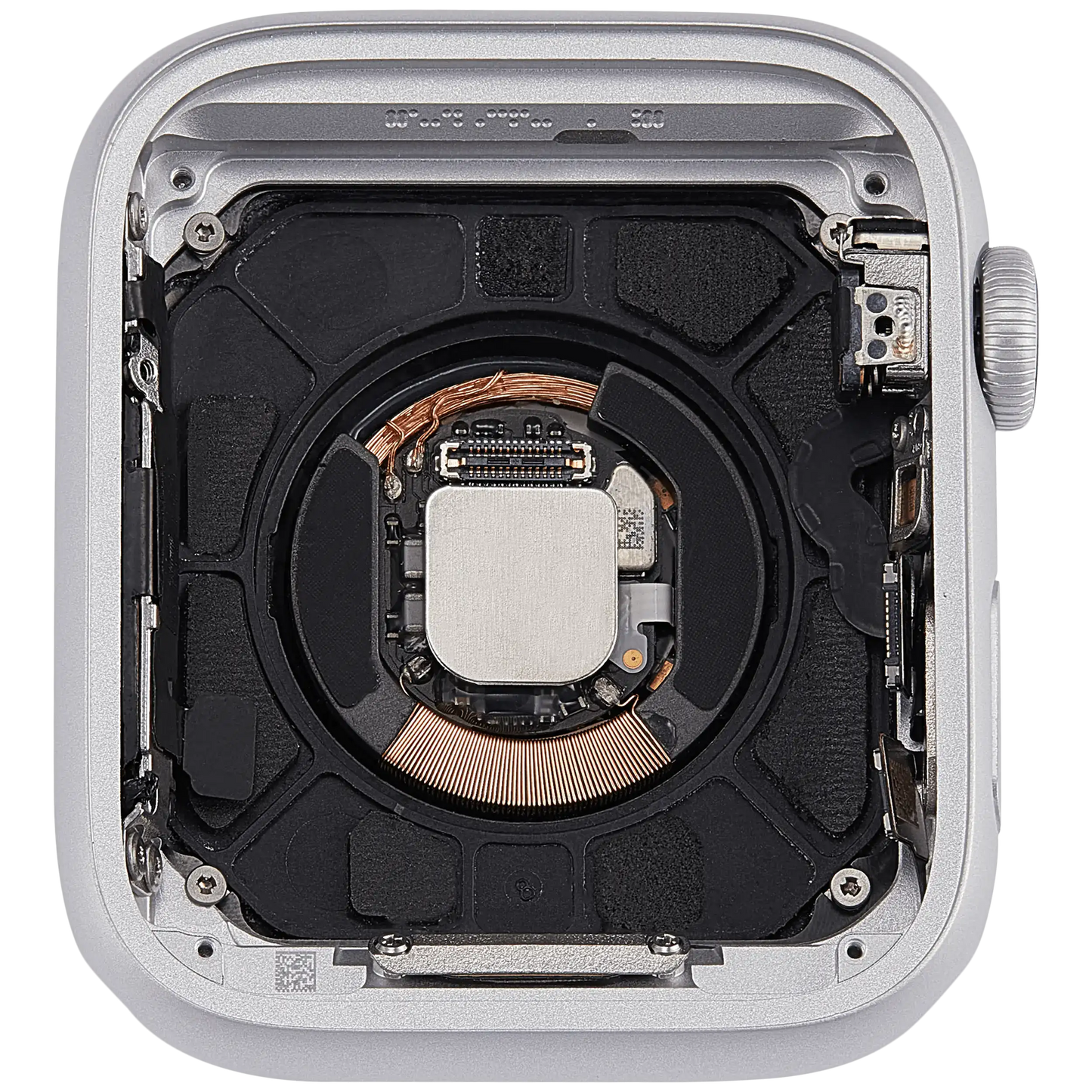 Housing Assembly Compatible For Watch Series 4 (44MM) (Used OEM Pull: Grade A) (GPS Version) (Aluminum / Silver)