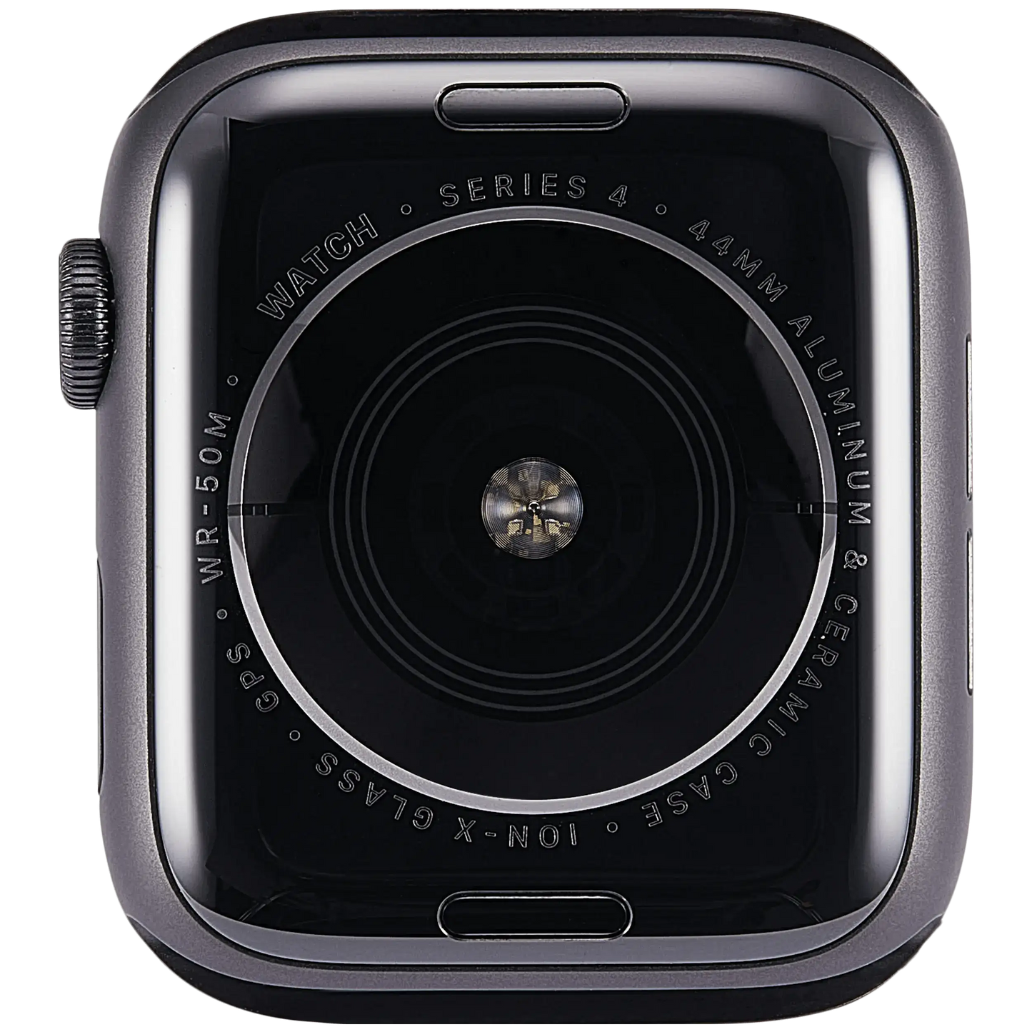 Housing Assembly Compatible For Watch Series 4 (44MM) (Used OEM Pull: Grade A) (GPS Version) (Aluminum / Space Black)