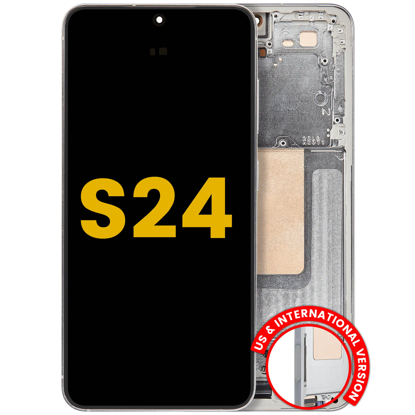 OLED Assembly With Frame For Samsung Galaxy S24 5G (US & International Version) (Refurbished) (Jade Green)