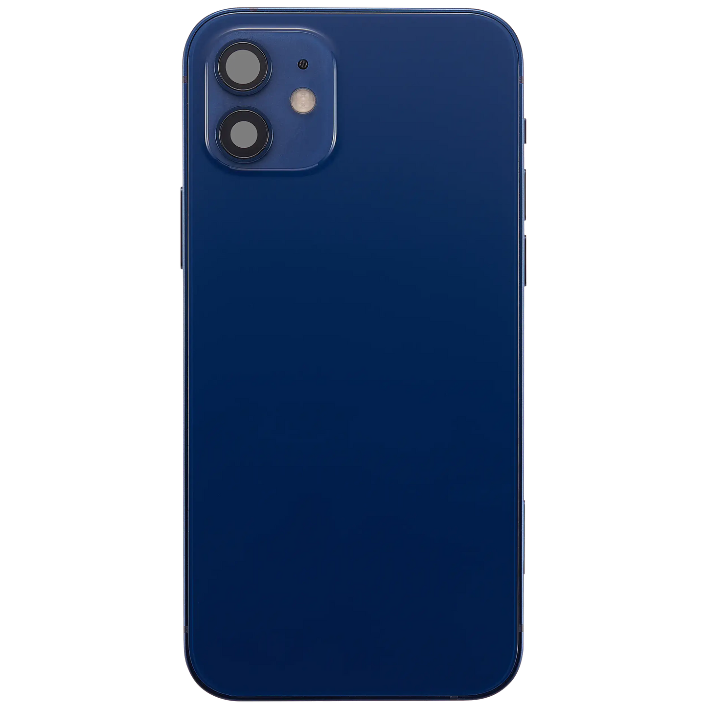 Back Housing W/ Charging Port Flex & Small Parts For iPhone 12 (EU / Global Version) (Used OEM Pull: Grade B) (Blue)