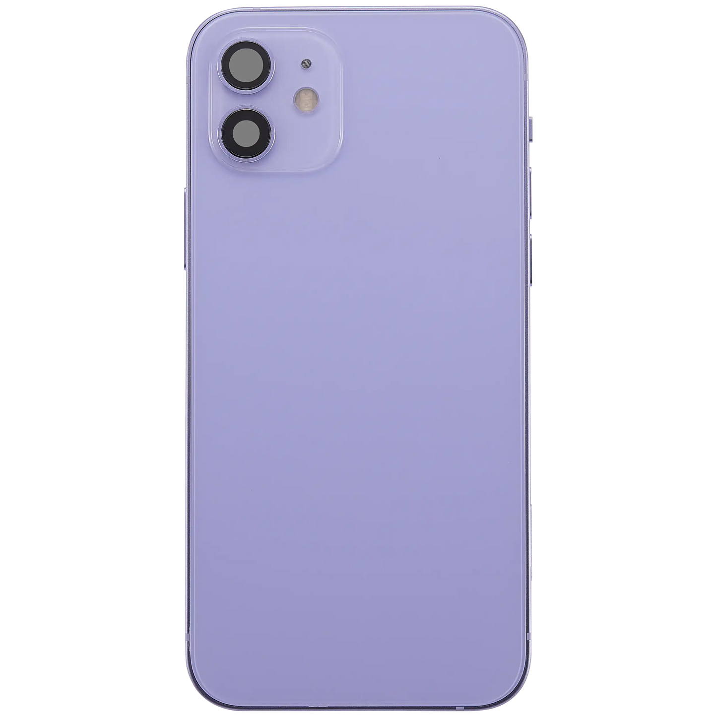 Back Housing W/ Charging Port Flex & Small Parts For iPhone 12 (EU / Global Version) (Used OEM Pull: Grade C) (Purple)