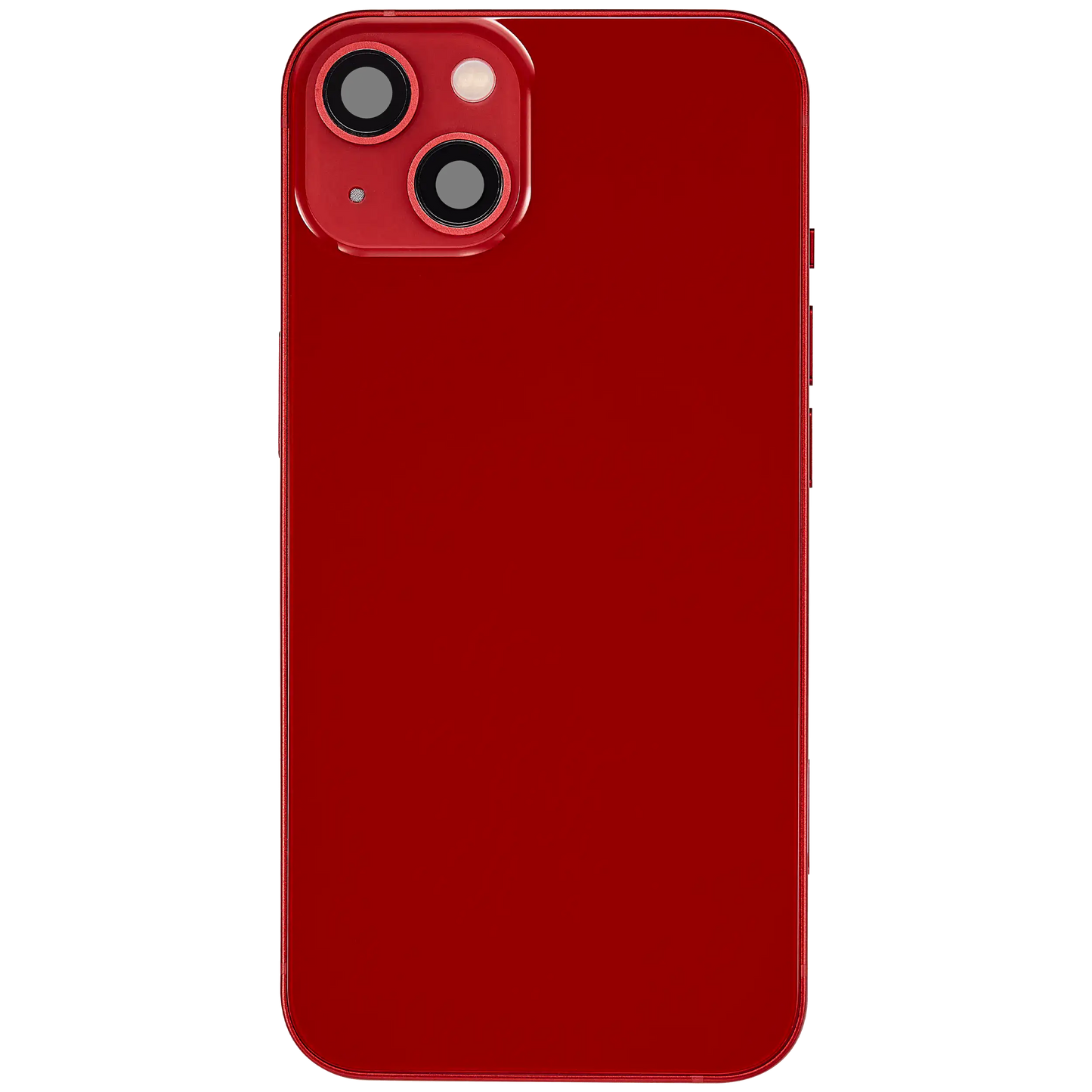 Back Housing W/ Charging Port Flex & Small Parts For iPhone 13 (US Version) (Used OEM Pull: Grade A) (Red)