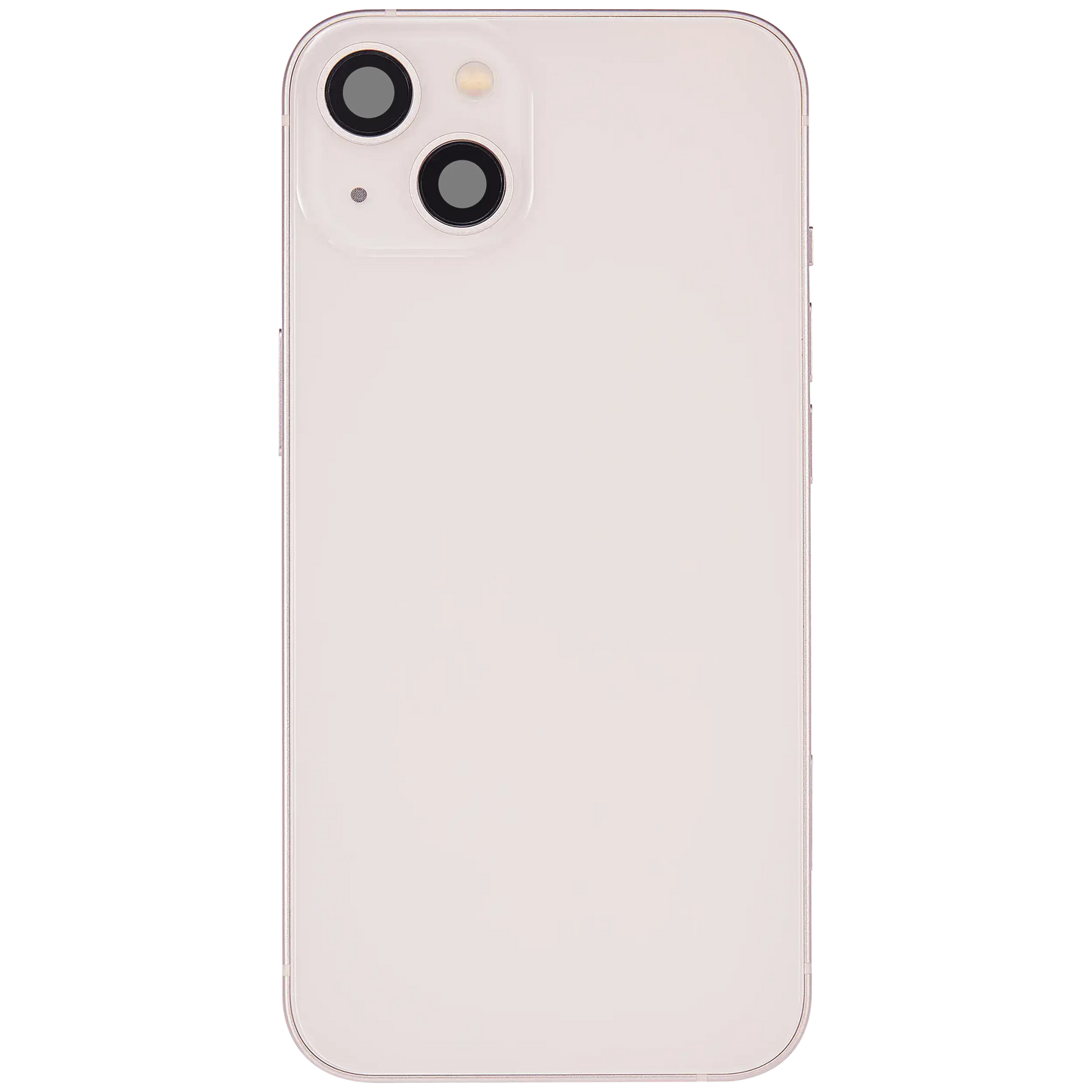 Back Housing W/ Charging Port Flex & Small Parts For iPhone 13 (US Version) (Used OEM Pull: Grade C) (Pink)