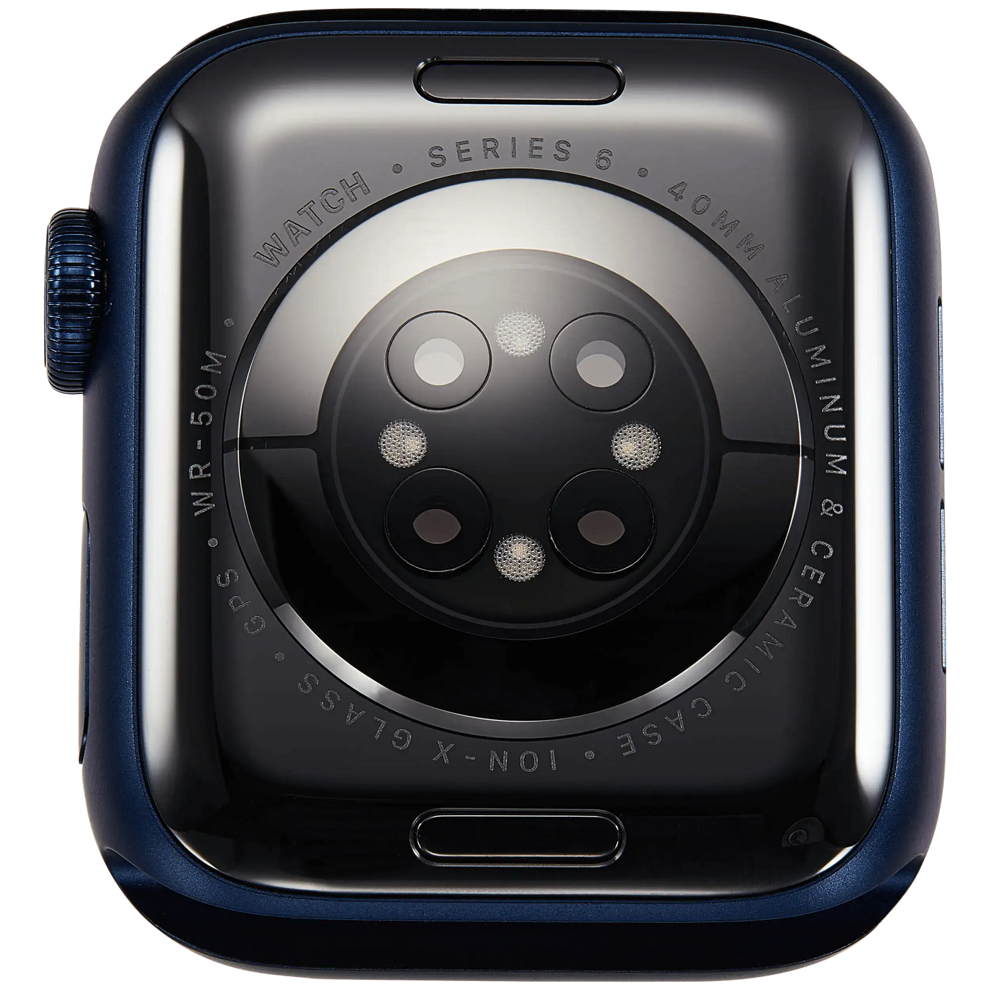 Housing Assembly Compatible For Watch Series 6 (40MM) (Used OEM Pull: Grade A) (GPS Version) (Aluminum / Blue)
