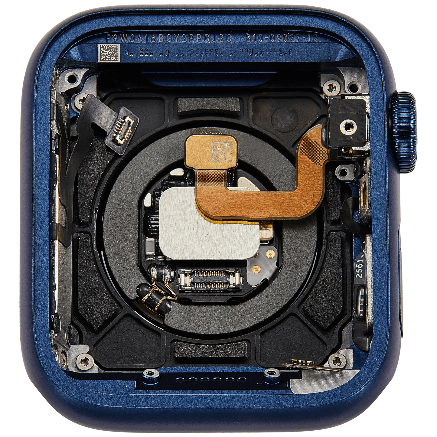 Housing Assembly Compatible For Watch Series 6 (40MM) (Used OEM Pull: Grade A) (GPS Version) (Aluminum / Blue)