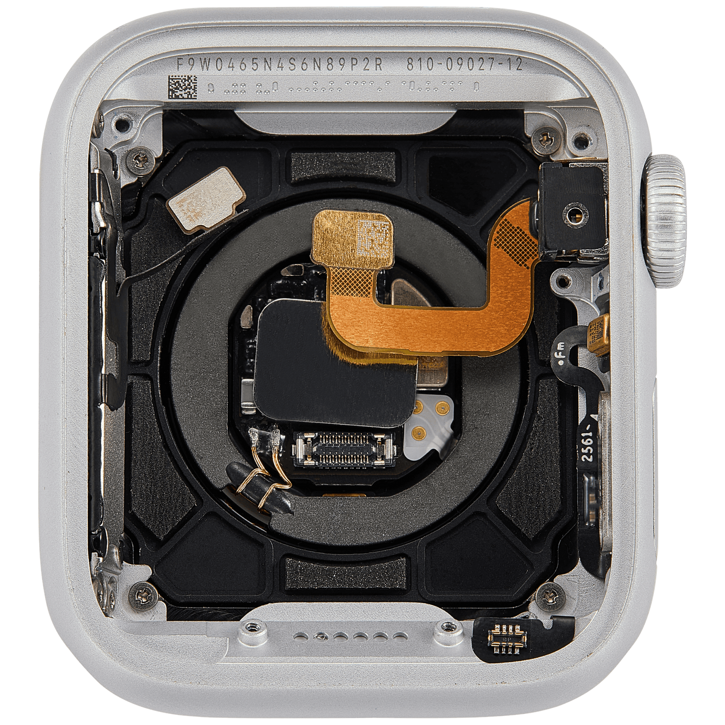 Housing Assembly Compatible For Watch Series 6 (40MM) (Used OEM Pull: Grade A) (GPS Version) (Aluminum / Silver)