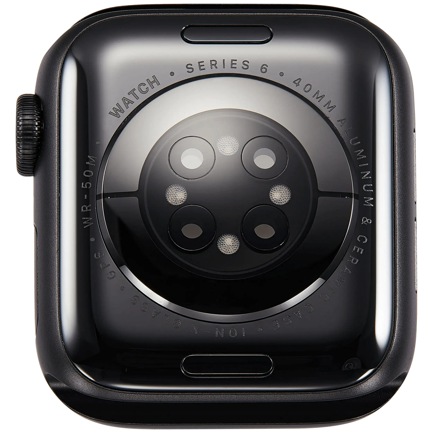 Housing Assembly Compatible For Watch Series 6 (40MM) (Used OEM Pull: Grade A) (GPS Version) (Aluminum / Space Black)