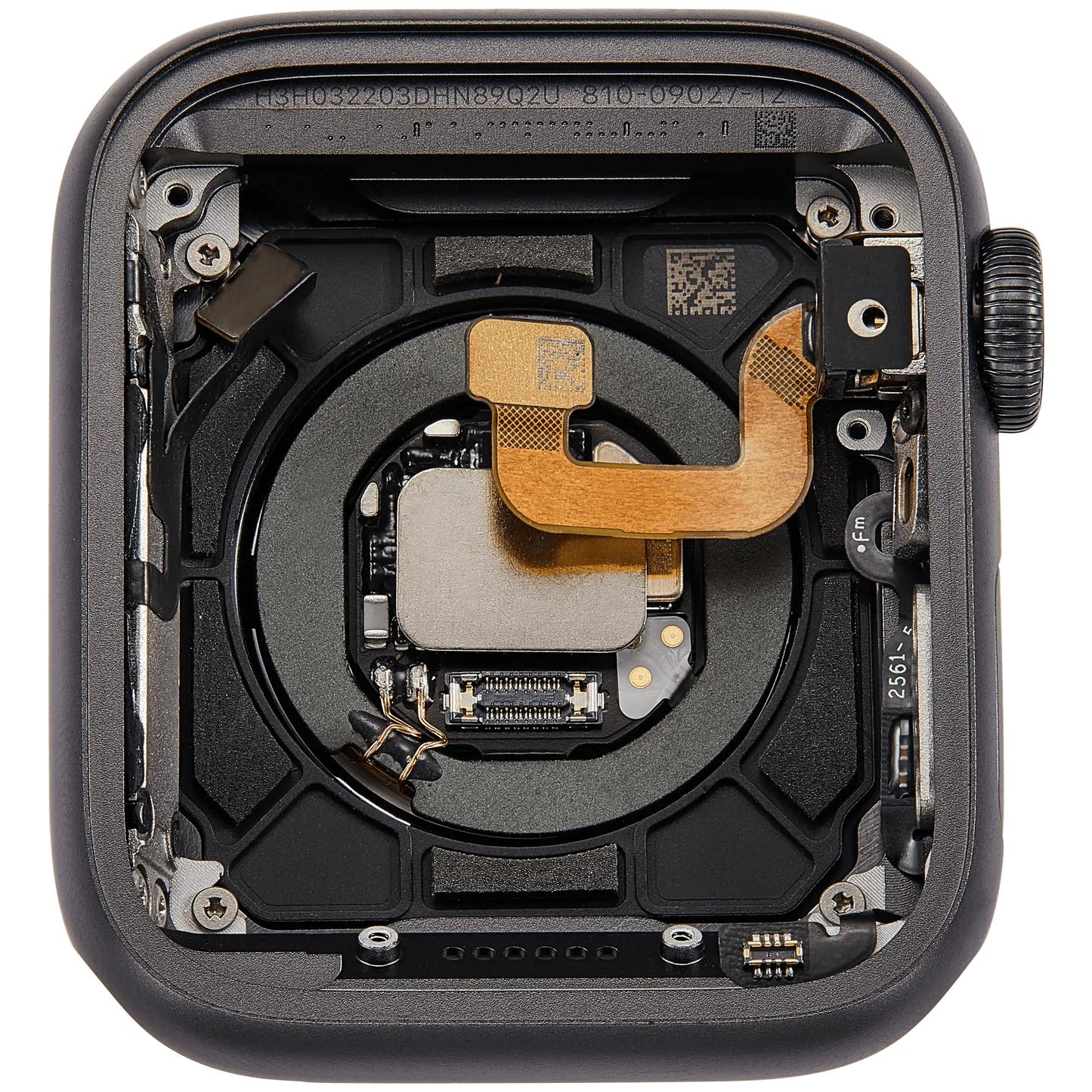 Housing Assembly Compatible For Watch Series 6 (40MM) (Used OEM Pull: Grade A) (GPS Version) (Aluminum / Space Black)