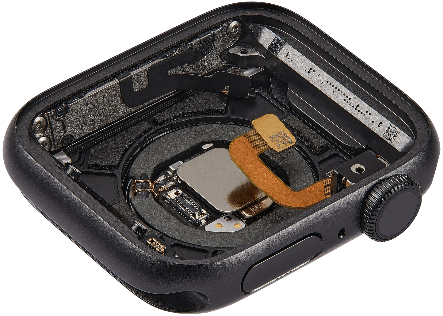 Housing Assembly Compatible For Watch Series 6 (40MM) (Used OEM Pull: Grade A) (GPS Version) (Aluminum / Space Black)