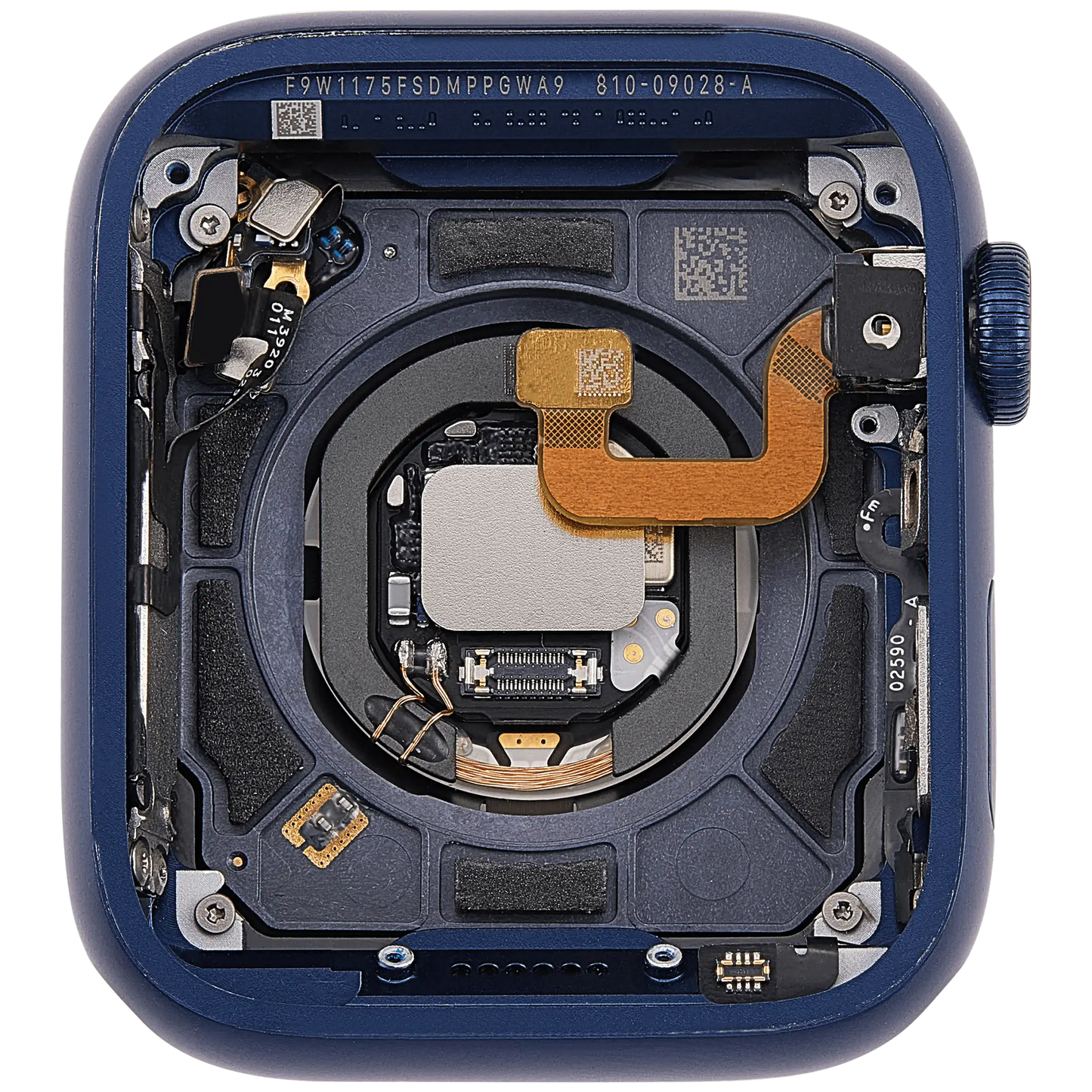 Housing Assembly Compatible For Watch Series 6 (44MM) (Used OEM Pull: Grade A) (Cellular Version) (Aluminum / Blue)