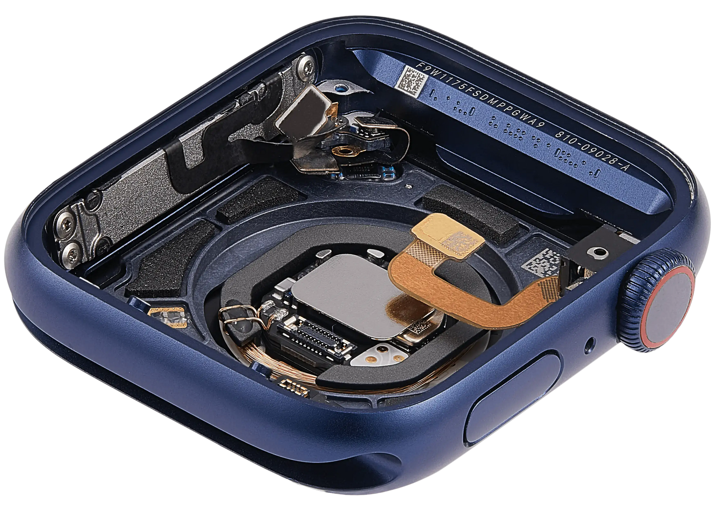 Housing Assembly Compatible For Watch Series 6 (44MM) (Used OEM Pull: Grade A) (Cellular Version) (Aluminum / Blue)