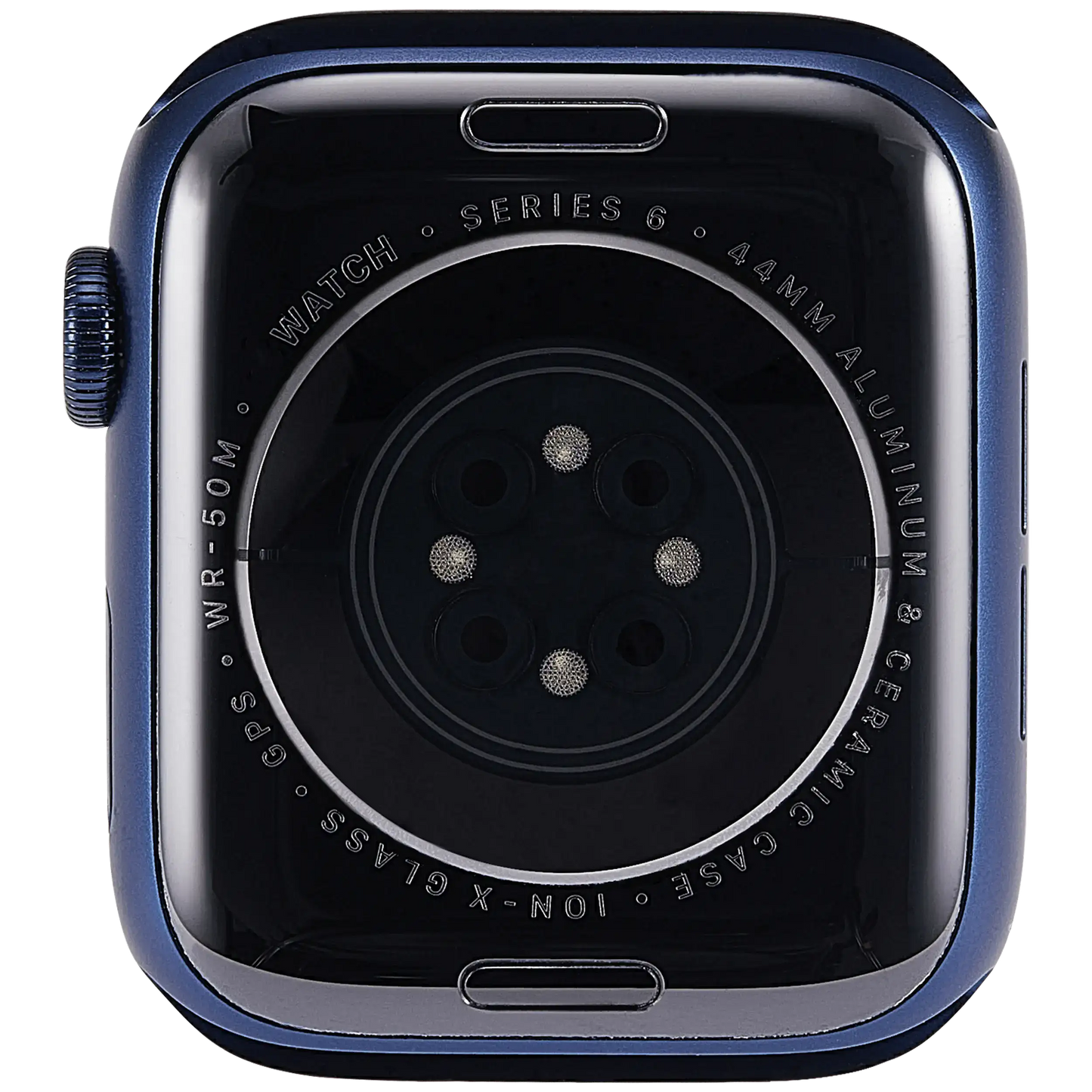 Housing Assembly Compatible For Watch Series 6 (44MM) (Used OEM Pull: Grade A) (GPS Version) (Aluminum / Blue)
