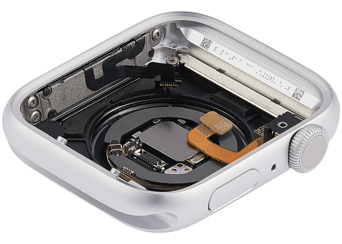 Housing Assembly Compatible For Watch Series 6 (44MM) (Used OEM Pull: Grade A) (GPS Version) (Aluminum / Silver)
