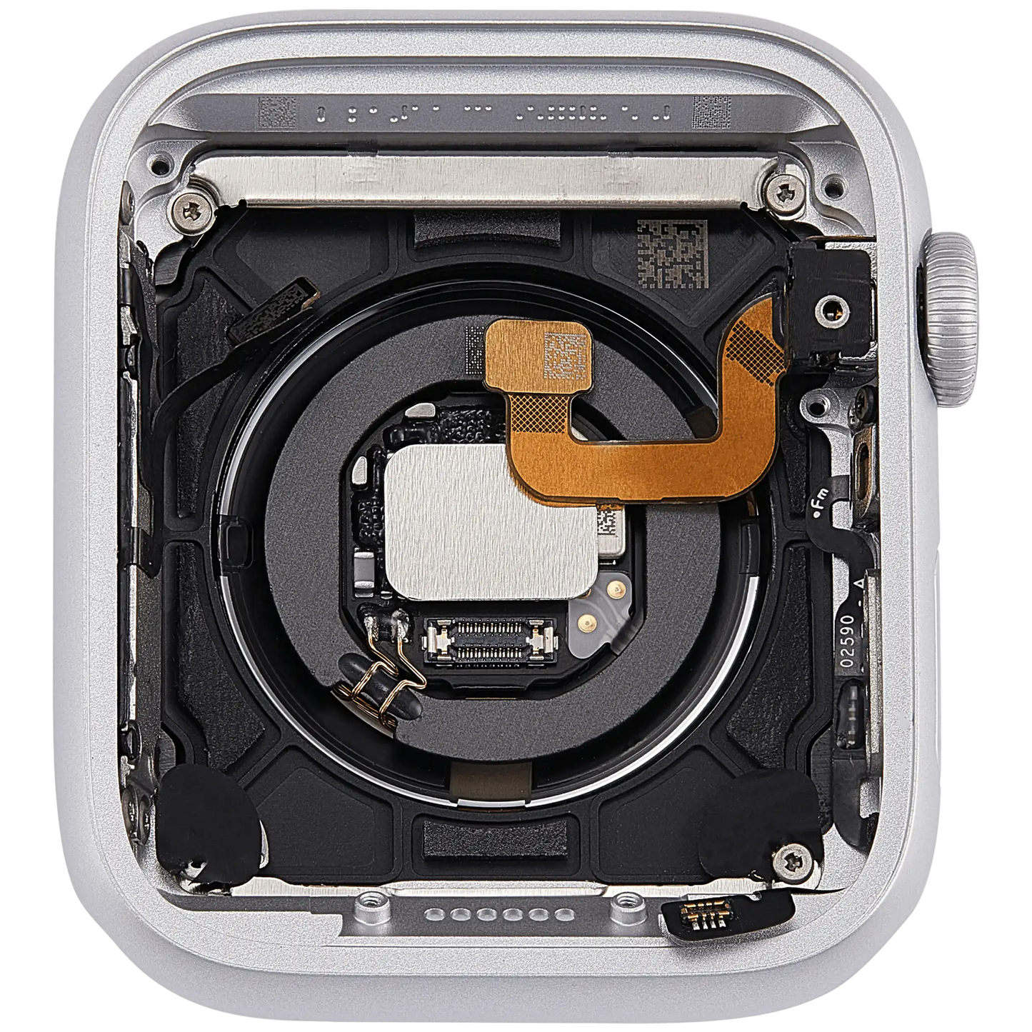 Housing Assembly Compatible For Watch Series 6 (44MM) (Used OEM Pull: Grade A) (GPS Version) (Aluminum / Silver)