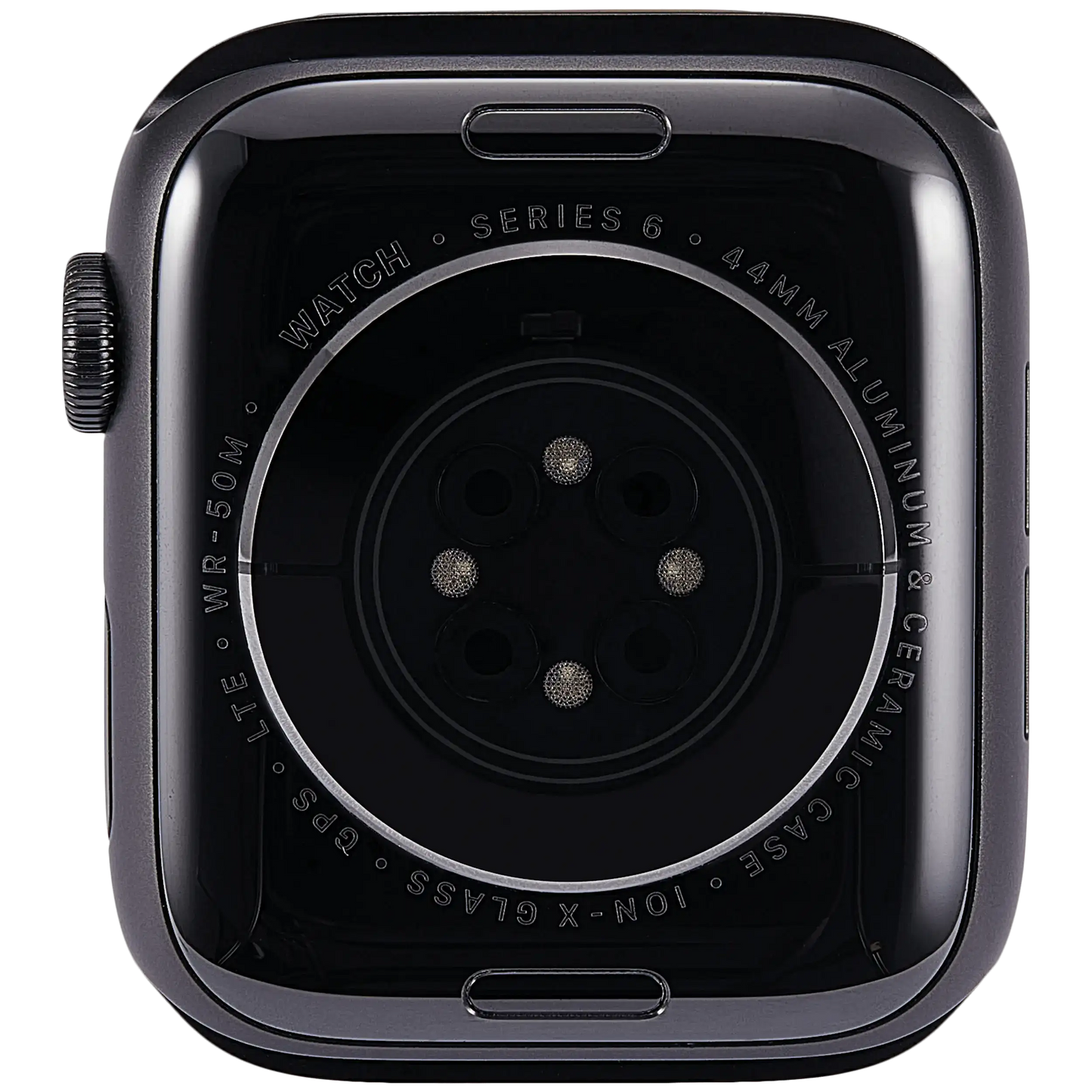 Housing Assembly Compatible For Watch Series 6 (44MM) (Used OEM Pull: Grade A) (Cellular Version) (Aluminum / Space Black)