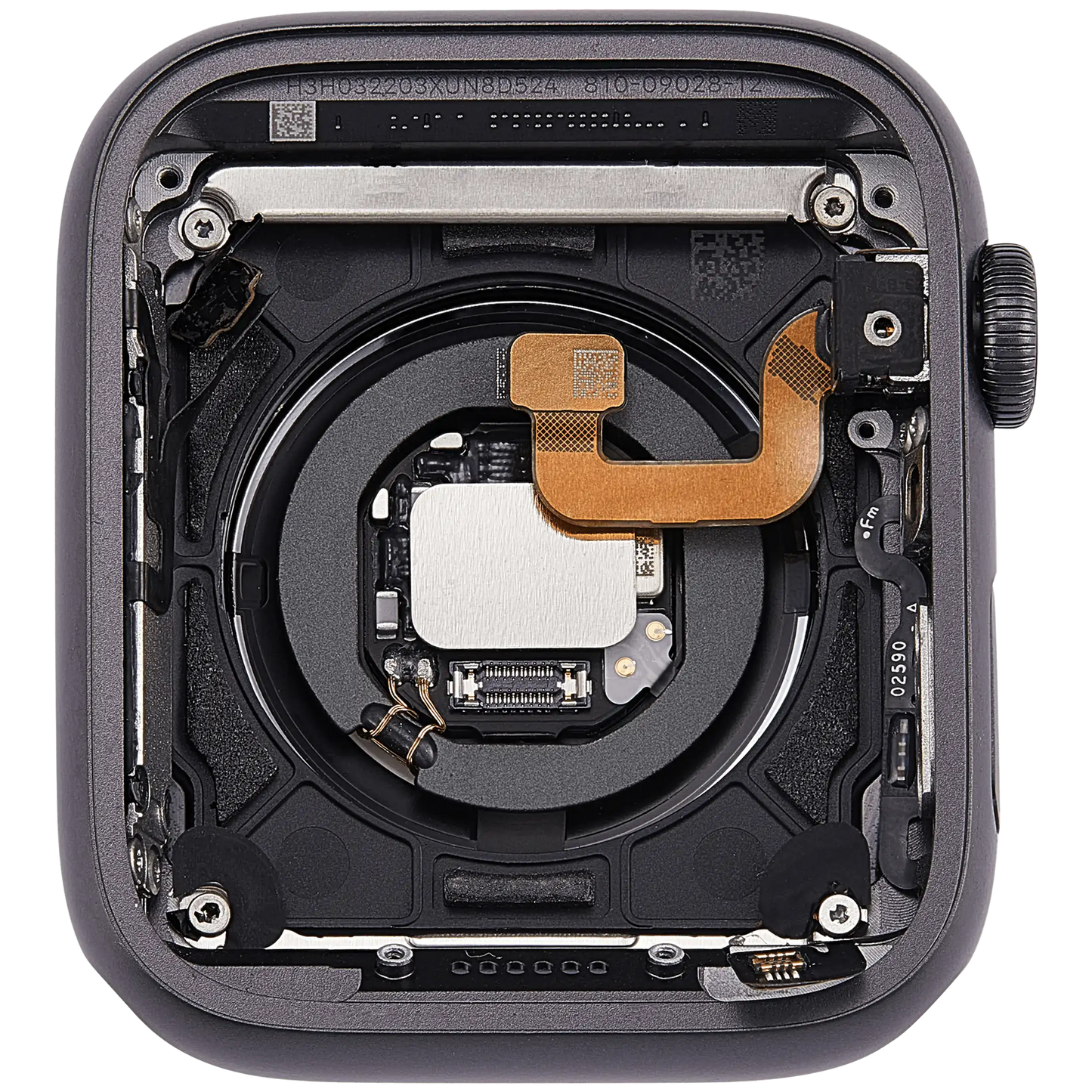 Housing Assembly Compatible For Watch Series 6 (44MM) (Used OEM Pull: Grade A) (GPS Version) (Aluminum / Space Black)