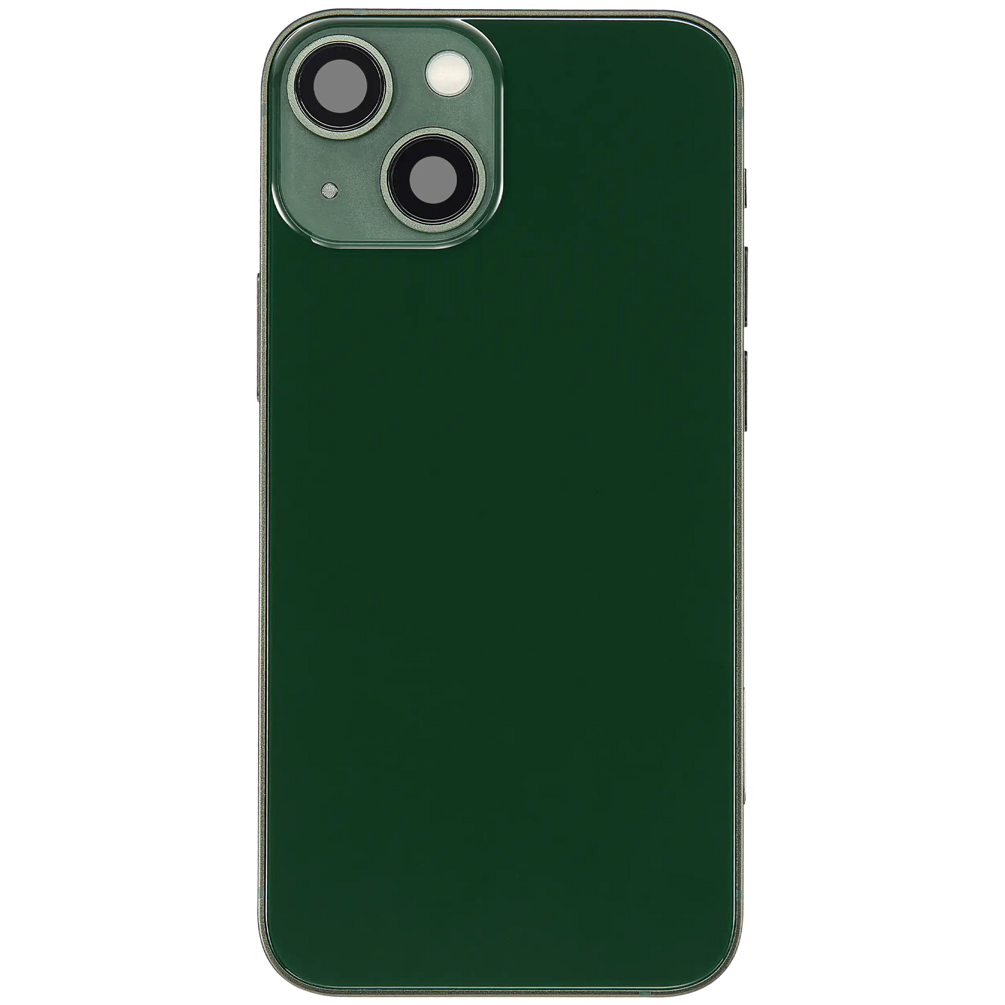 Back Housing W/ Charging Port Flex & Small Parts For iPhone 13 Mini (EU / Global Version) (Used OEM Pull: Grade B) (Green)