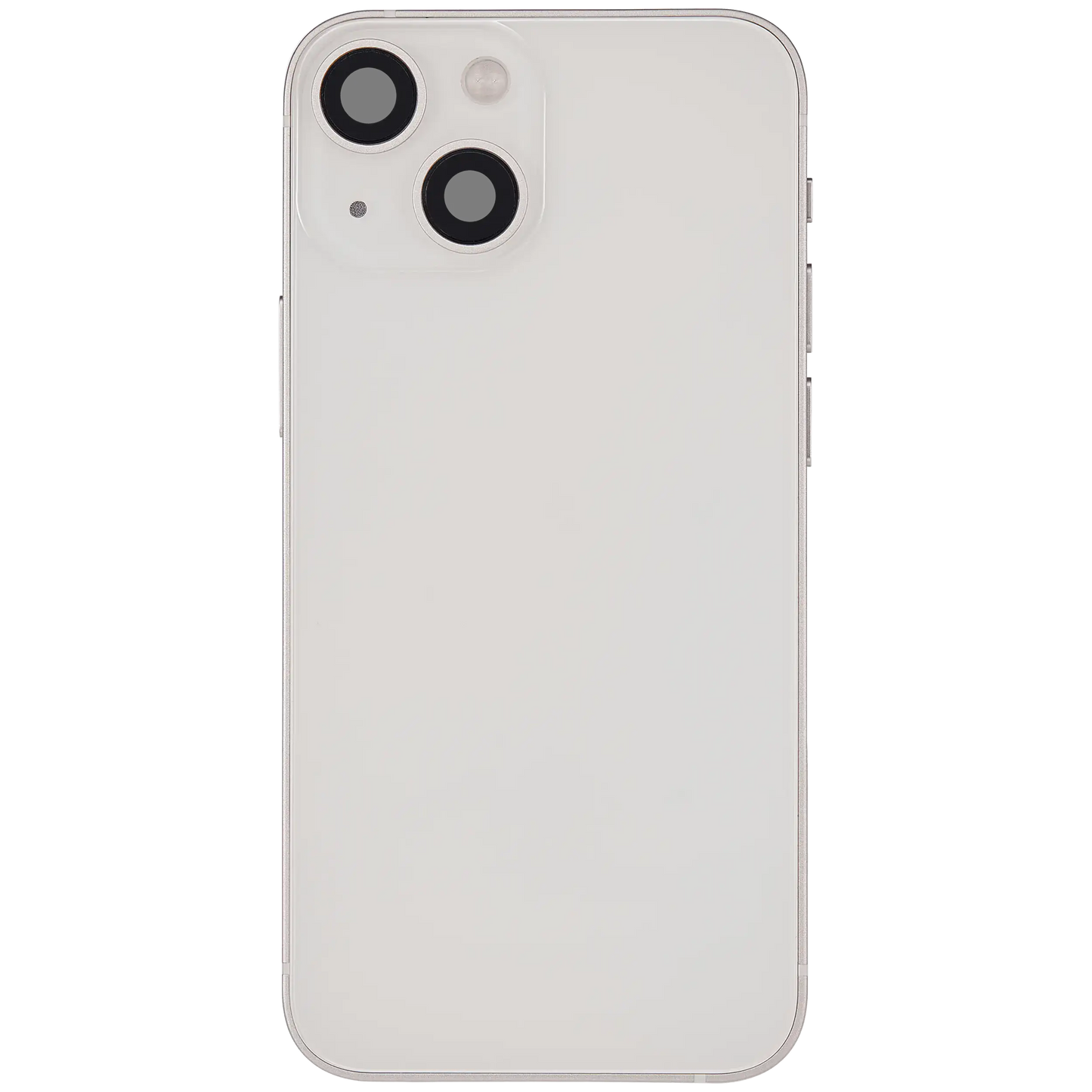 Back Housing W/ Charging Port Flex & Small Parts For iPhone 13 Mini (EU / Global Version) (Used OEM Pull: Grade B) (Starlight)