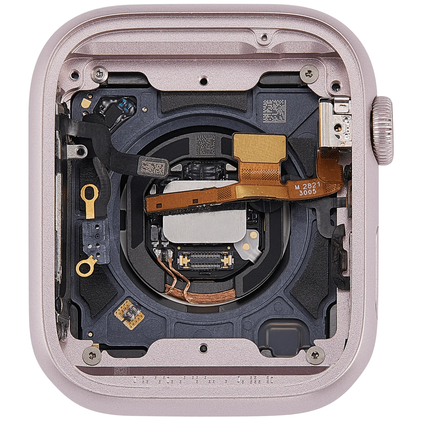 Housing Assembly Compatible For Watch Series 9 (45MM) (Used OEM Pull: Grade A) (Cellular Version) (Aluminum / Pink)