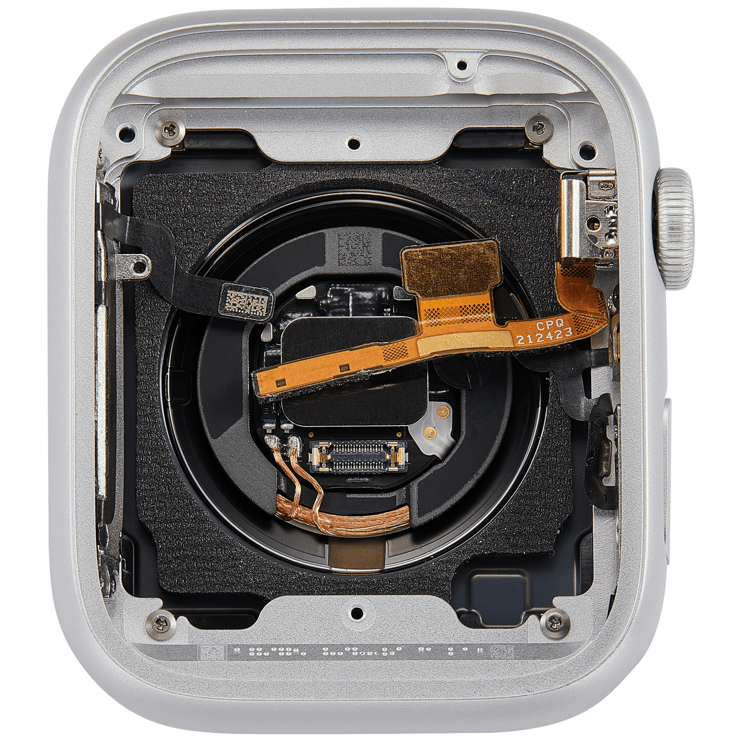Housing Assembly Compatible For Watch Series 9 (45MM) (Used OEM Pull: Grade A) (GPS Version) (Aluminum / Silver)