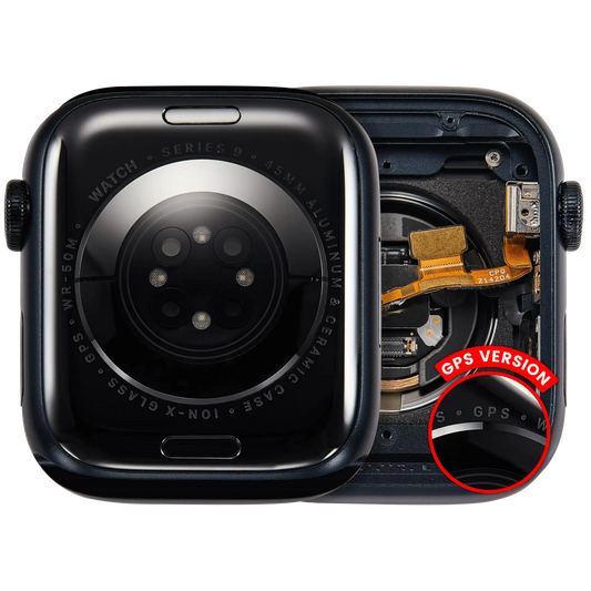 Housing Assembly Compatible For Watch Series 9 (45MM) (Used OEM Pull: Grade A) (GPS Version) (Aluminum / Midnight)