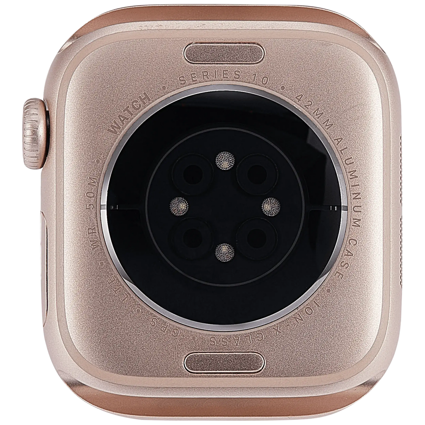 Housing Assembly Compatible For Watch Series 10 (42MM) (Used OEM Pull: Grade A) (Cellular Version) (Aluminum / Rose Gold)