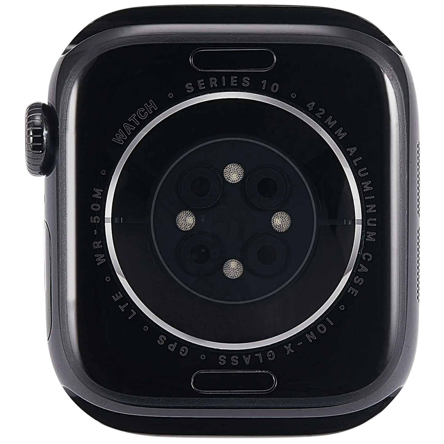Housing Assembly Compatible For Watch Series 10 (42MM) (Used OEM Pull: Grade A) (Cellular Version) (Aluminum / Jet Black)