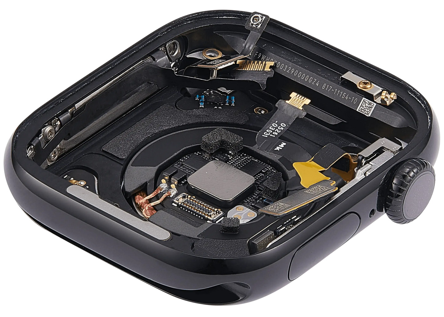 Housing Assembly Compatible For Watch Series 10 (42MM) (Used OEM Pull: Grade A) (Cellular Version) (Aluminum / Jet Black)