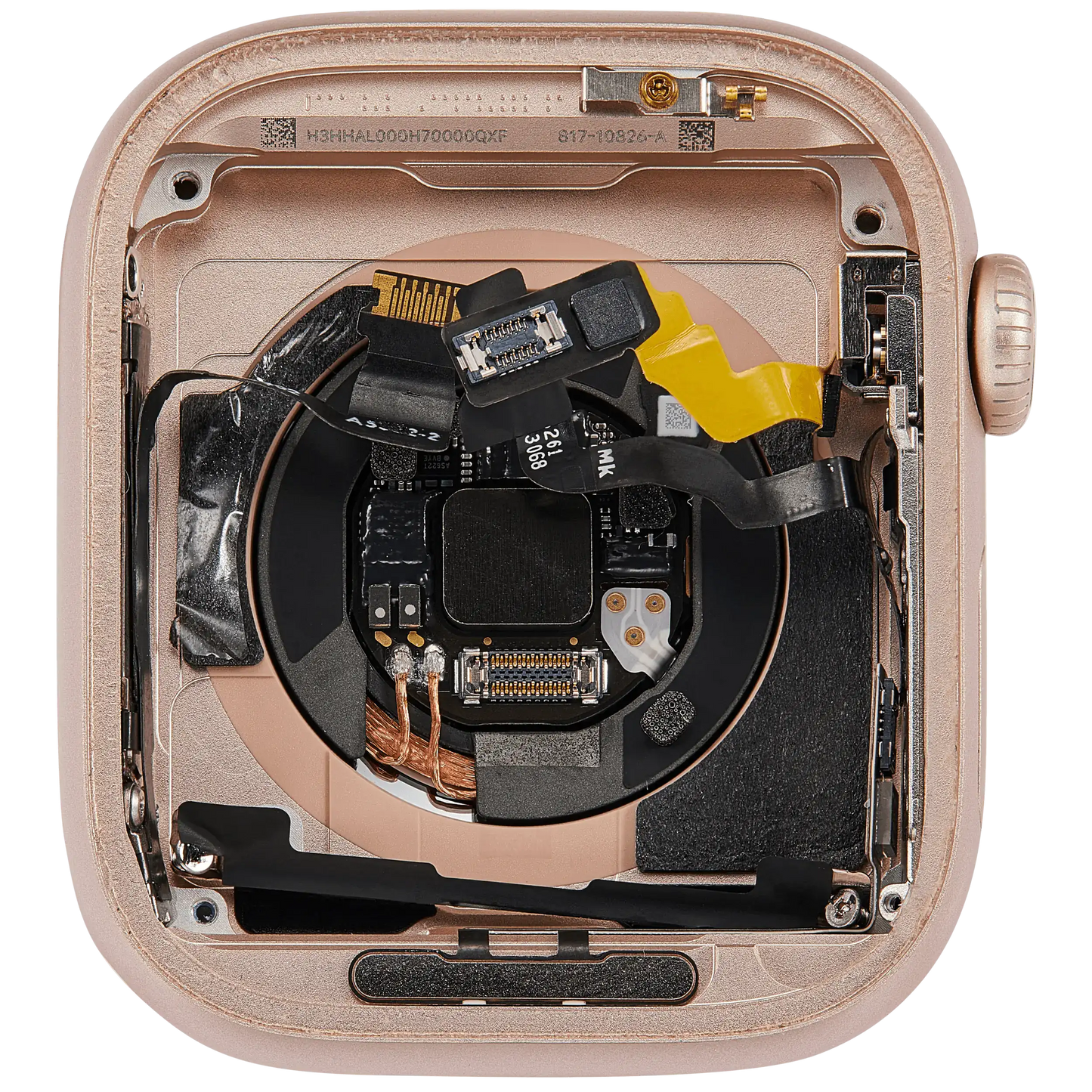 Housing Assembly Compatible For Watch Series 10 (42MM) (Used OEM Pull: Grade A) (GPS Version) (Aluminum / Rose Gold)