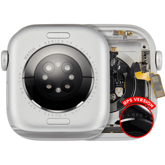Housing Assembly Compatible For Watch Series 10 (42MM) (Used OEM Pull: Grade A) (GPS Version) (Aluminum / Silver)