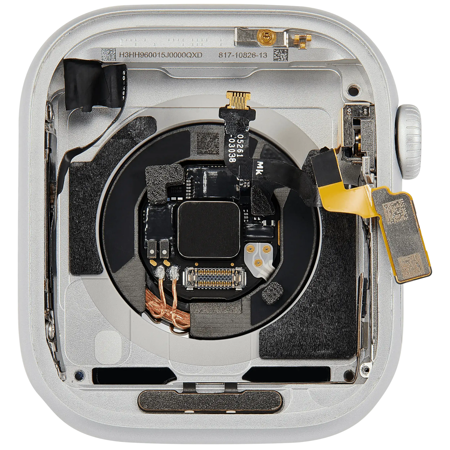 Housing Assembly Compatible For Watch Series 10 (42MM) (Used OEM Pull: Grade A) (GPS Version) (Aluminum / Silver)