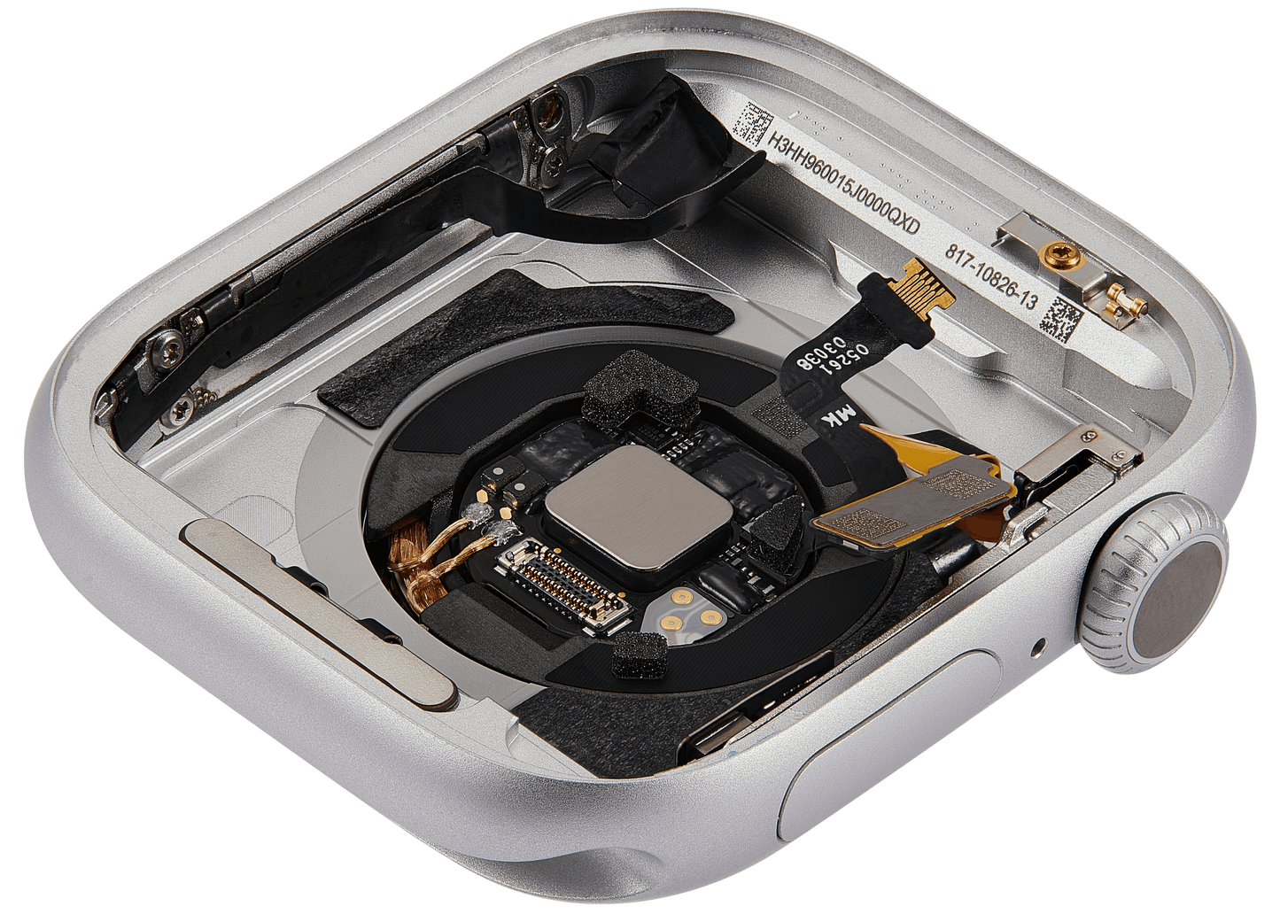 Housing Assembly Compatible For Watch Series 10 (42MM) (Used OEM Pull: Grade A) (GPS Version) (Aluminum / Silver)