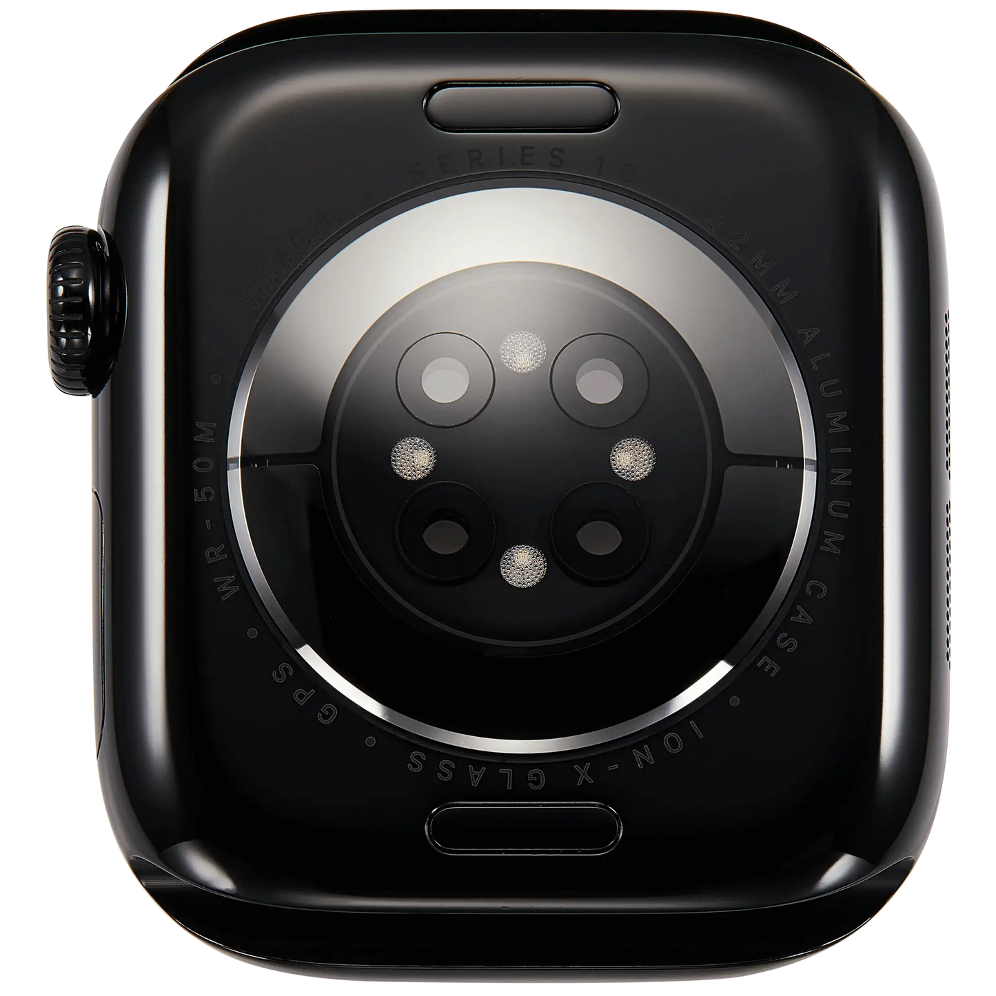 Housing Assembly Compatible For Watch Series 10 (42MM) (Used OEM Pull: Grade A) (GPS Version) (Aluminum / Jet Black)