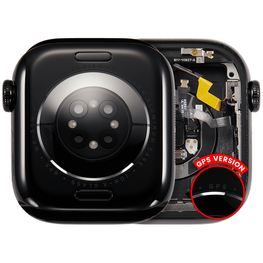Housing Assembly Compatible For Watch Series 10 (42MM) (Used OEM Pull: Grade A) (GPS Version) (Aluminum / Jet Black)