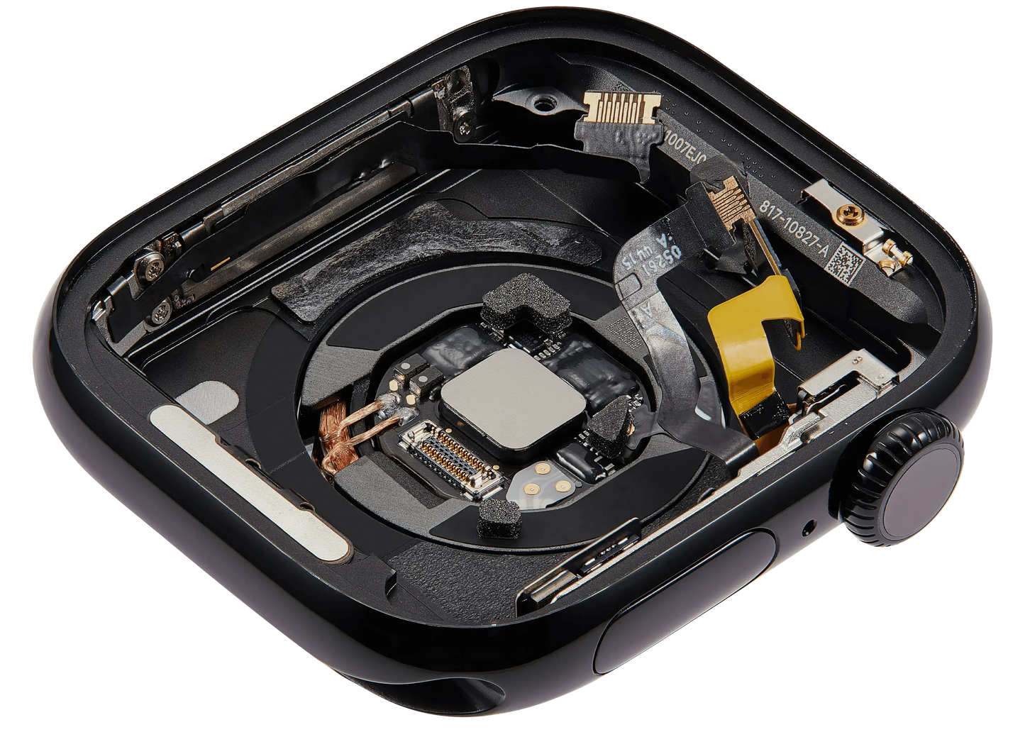 Housing Assembly Compatible For Watch Series 10 (42MM) (Used OEM Pull: Grade A) (GPS Version) (Aluminum / Jet Black)