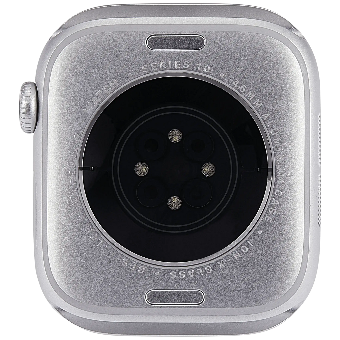 Housing Assembly Compatible For Watch Series 10 (46MM) (Used OEM Pull: Grade A) (Cellular Version) (Aluminum / Silver)