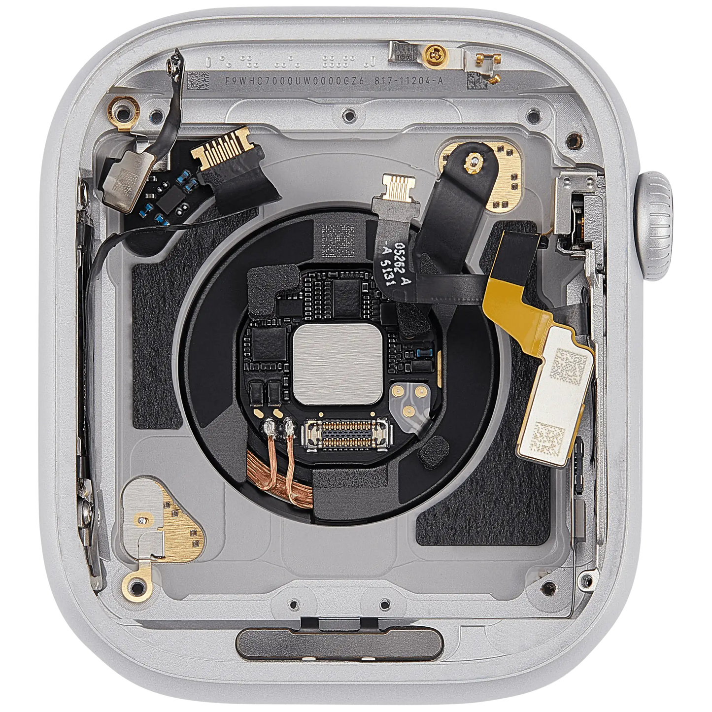 Housing Assembly Compatible For Watch Series 10 (46MM) (Used OEM Pull: Grade A) (Cellular Version) (Aluminum / Silver)