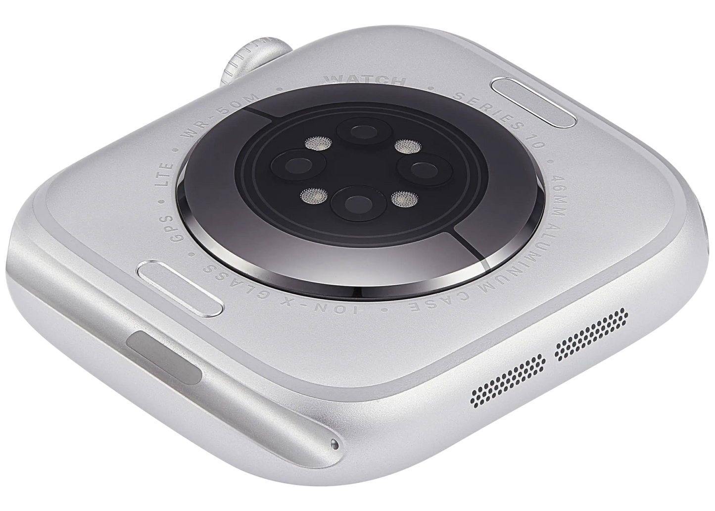 Housing Assembly Compatible For Watch Series 10 (46MM) (Used OEM Pull: Grade A) (Cellular Version) (Aluminum / Silver)