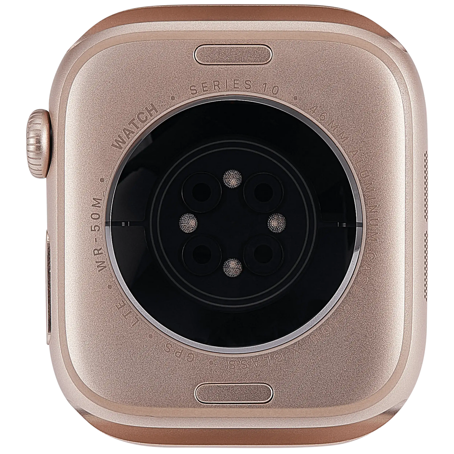 Housing Assembly Compatible For Watch Series 10 (46MM) (Used OEM Pull: Grade A) (Cellular Version) (Aluminum / Rose Gold)