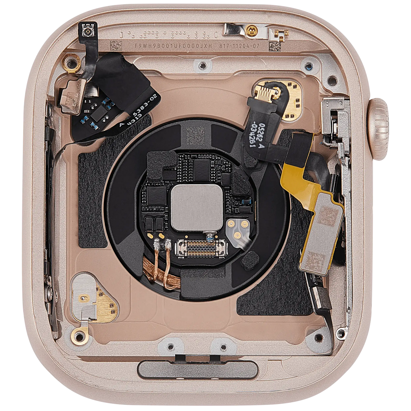 Housing Assembly Compatible For Watch Series 10 (46MM) (Used OEM Pull: Grade A) (Cellular Version) (Aluminum / Rose Gold)