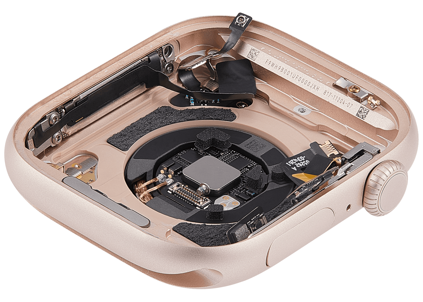 Housing Assembly Compatible For Watch Series 10 (46MM) (Used OEM Pull: Grade A) (Cellular Version) (Aluminum / Rose Gold)