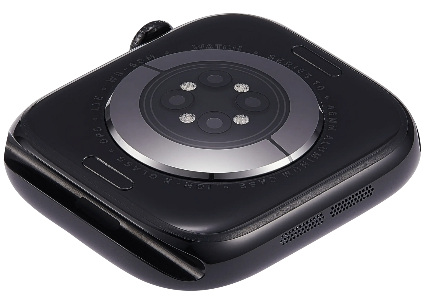 Housing Assembly Compatible For Watch Series 10 (46MM) (Used OEM Pull: Grade A) (Cellular Version) (Aluminum / Jet Black)