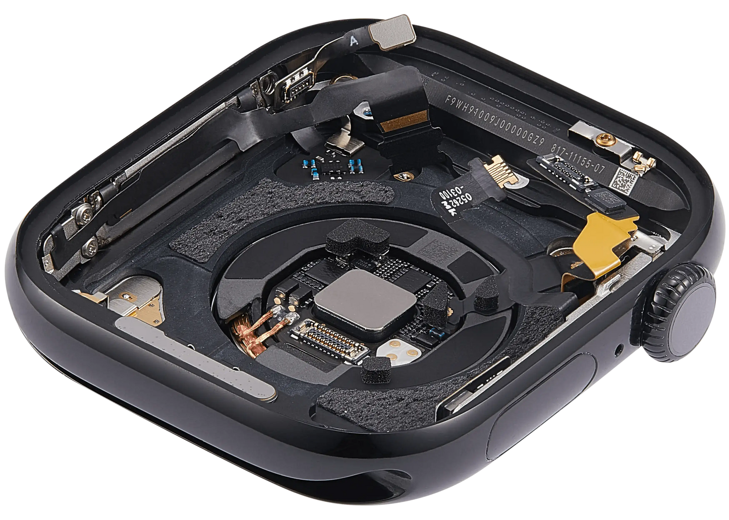 Housing Assembly Compatible For Watch Series 10 (46MM) (Used OEM Pull: Grade A) (Cellular Version) (Aluminum / Jet Black)