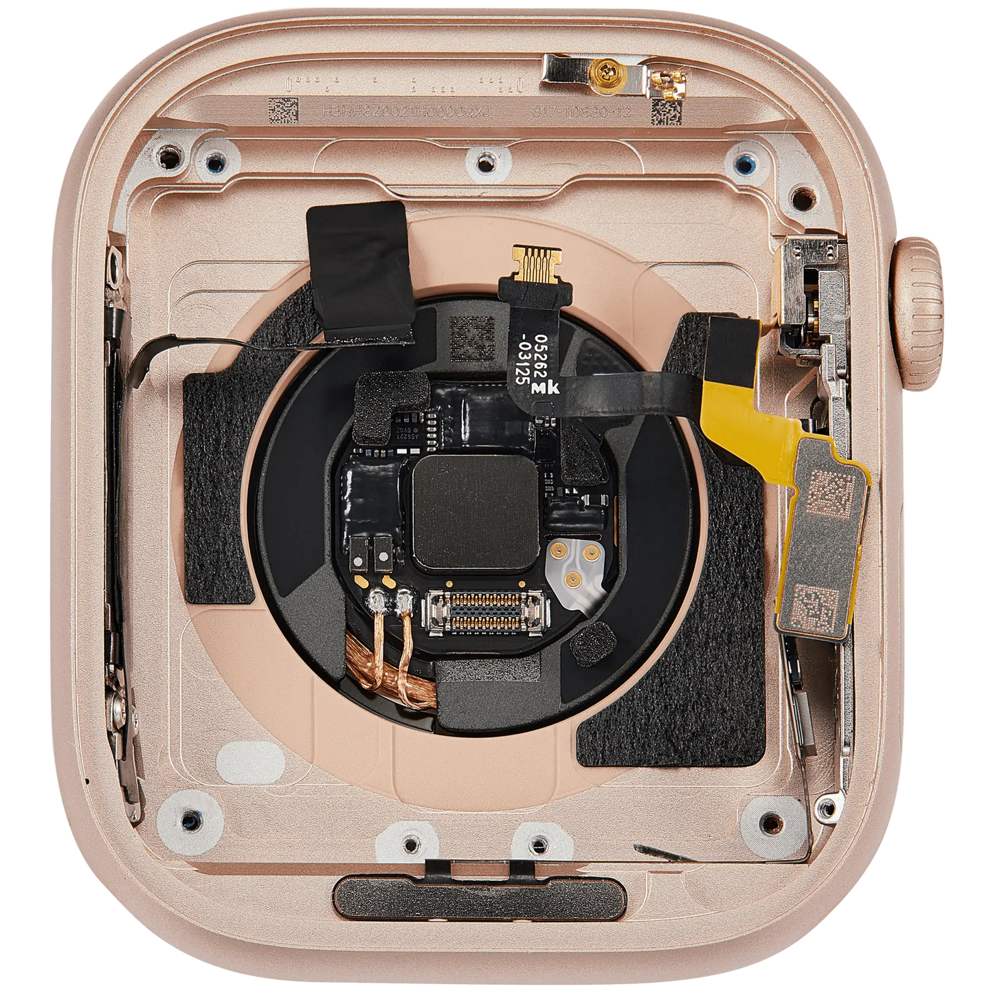 Housing Assembly Compatible For Watch Series 10 (46MM) (Used OEM Pull: Grade A) (GPS Version) (Aluminum / Rose Gold)