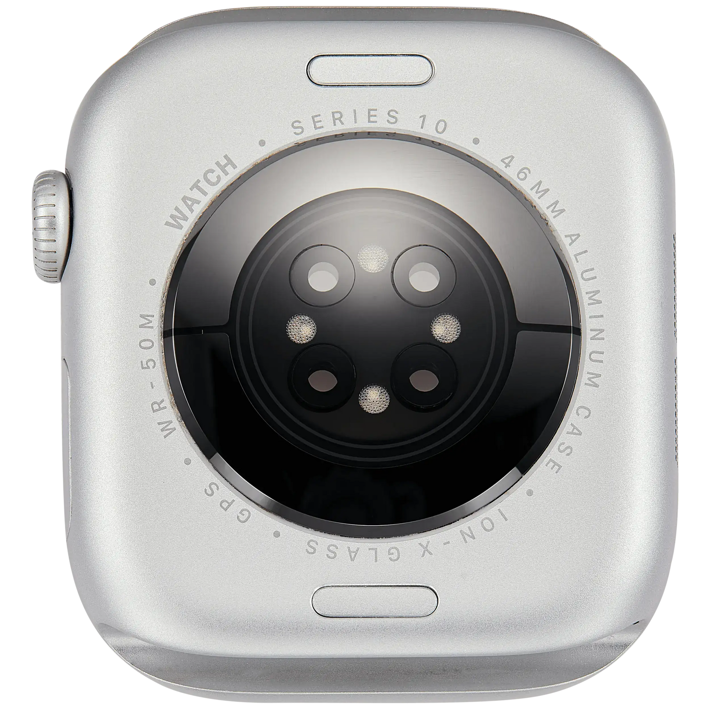 Housing Assembly Compatible For Watch Series 10 (46MM) (Used OEM Pull: Grade A) (GPS Version) (Aluminum / Silver)