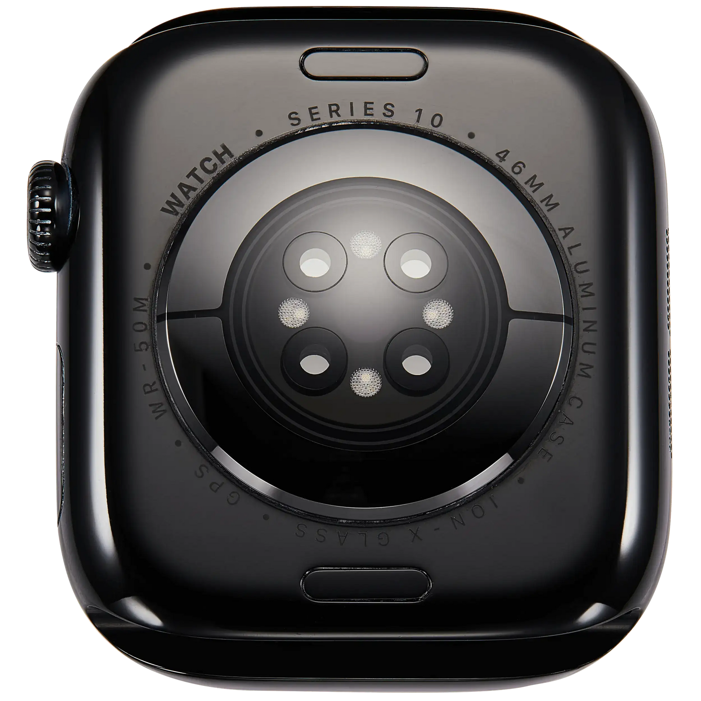 Housing Assembly Compatible For Watch Series 10 (46MM) (Used OEM Pull: Grade A) (GPS Version) (Aluminum / Jet Black)