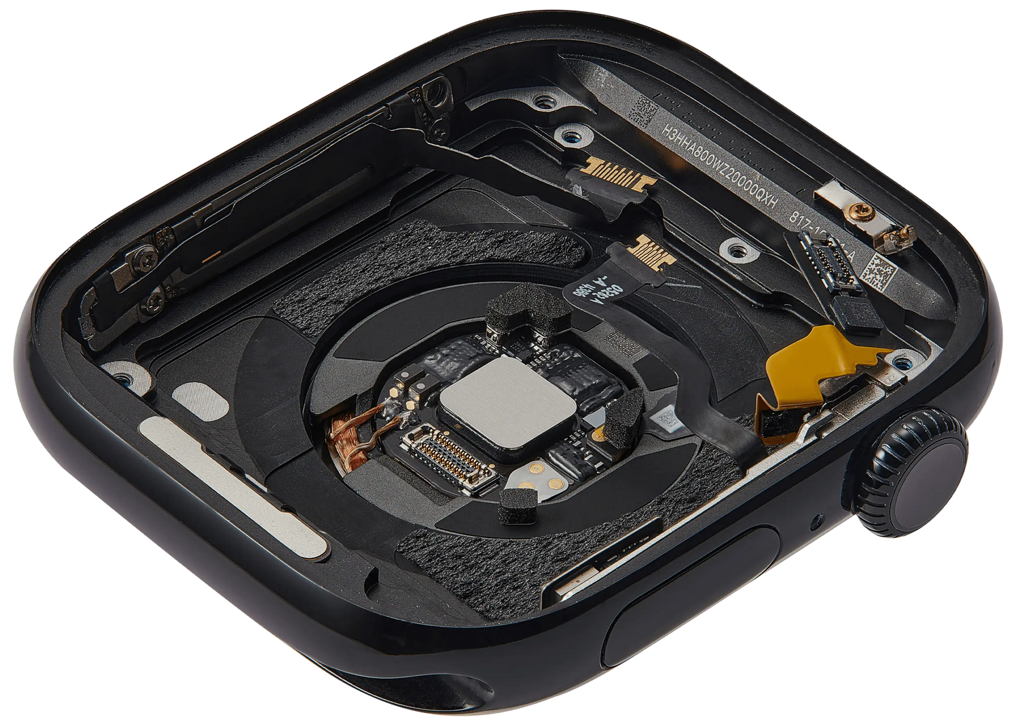 Housing Assembly Compatible For Watch Series 10 (46MM) (Used OEM Pull: Grade A) (GPS Version) (Aluminum / Jet Black)