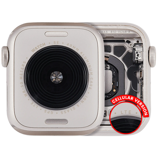 Housing Assembly Compatible For Watch Series SE 2nd (40MM)(Aluminum/Starlight)(Cellular Version)