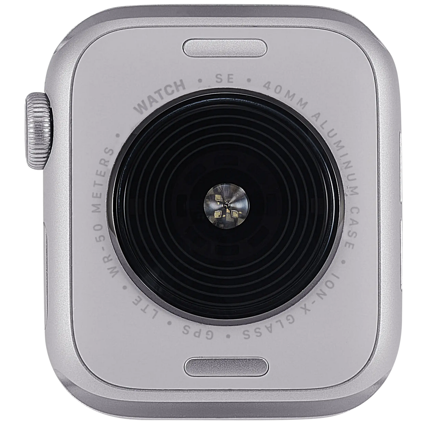 Housing Assembly Compatible For Watch Series SE 2nd (40MM) (Used OEM Pull: Grade A) (Cellular Version) (Aluminum / Silver)