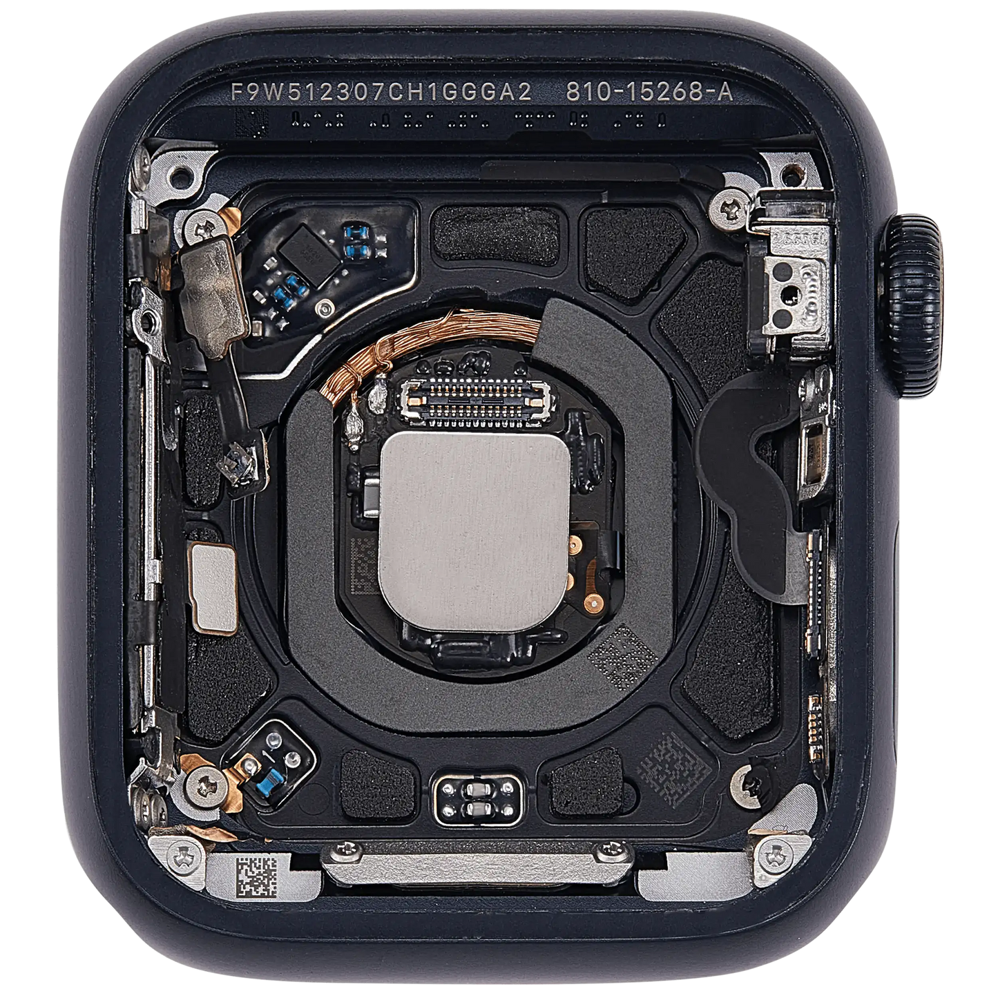 Housing Assembly Compatible For Watch Series SE 2nd (40MM) (Used OEM Pull: Grade A) (Cellular Version) (Aluminum / Midnight)